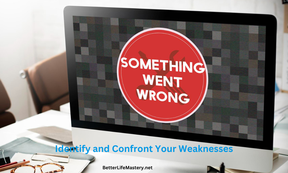 Identify and Confront Your Weaknesses